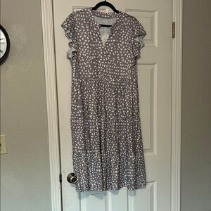 Prinbara Womens Summer Floral Midi Dresses NWT